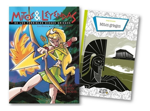 Combo 2 Libros Mitos Griegos + Diosas Griegas