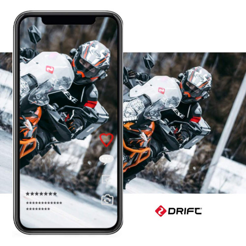 Drift Ghost 4k+ Cámara De Acción Para Motocicleta Con Micrófono Externo, Modo Dvr, Modo De Clonación, Etiquetado De Vídeo, Wifi