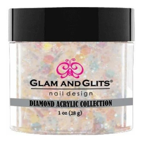Glam Y Polvo De Glits   diamond Acrilico   nova Dac71 