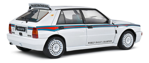 Miniatura Lancia Delta Hf Integrale Evo 1 Martini Racing 6 1992 Branco 1:18 Solido