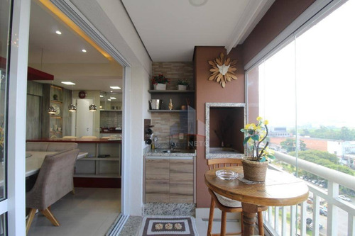 Imagem 27 de 30 de Century Plaza Residence: Apartamento Mobiliado Com 3 Suítes, Varanda Gourmet, À Venda, 107 M² Por R$ 800.000 - Vila Homero Thon - Santo André/sp - Ap1183