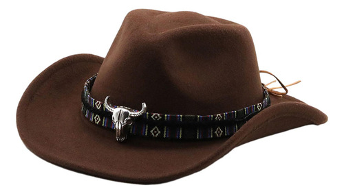 Sombrero De Cowboy Del Oeste Para Hombre, Sombrero De Verano