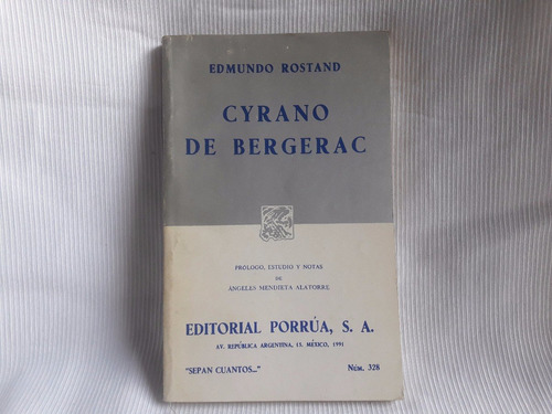 Cyrano De Bergerac Edmundo Rostand Ed. Porrua