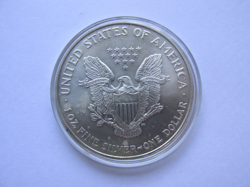 Moneda Estados Unidos 1 Dollar Liberty 1 Onza Plata Año 1995 (Usado)