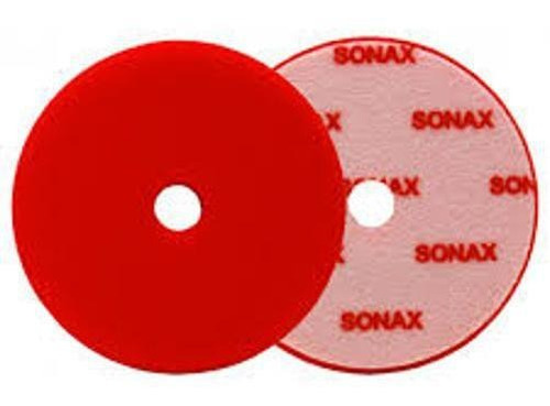 Boina Espuma De Corte Vermelha 165mm Com Furo - Sonax