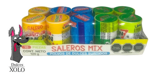 Anahuac Saleros Mix 10 Piezas Limon Burbu Soda Pica Limon 