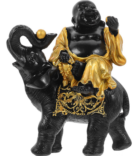 Figura De Buda Sobre Elefante Maitreya, Adornos De Buda Con
