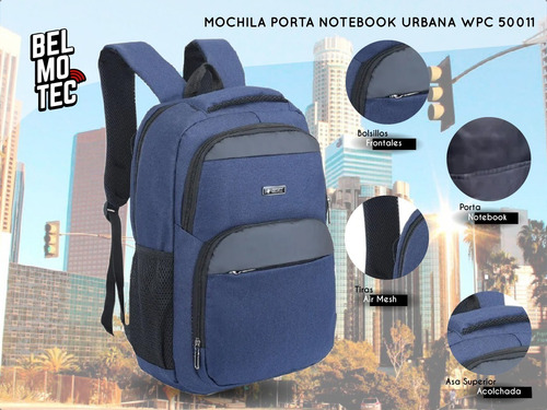 Mochila Porta Notebook Ejecutiva Hombre Mujer Oficina