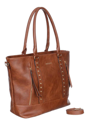 Imagen 1 de 8 de Cartera Amayra Simil Cuero Original Mujer Urbana Grande Pp