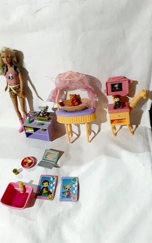 Boneca Barbie Clinica Veterinaria Zootecnista Antiga