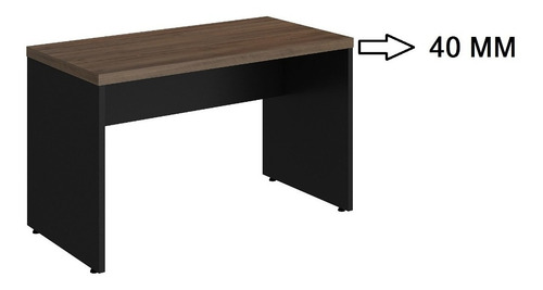 Imagem 2 de 7 de Mesa Presidente Retangular 900x0,60m Espessura Tampo 40mm