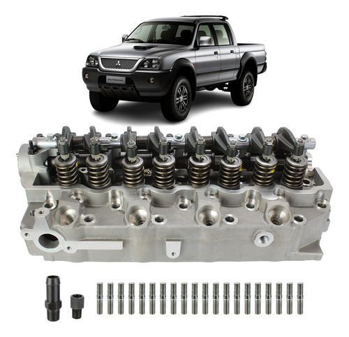 Cabeçote Completo L200 Pajero Hr Bongo 2.5 8v Diesel