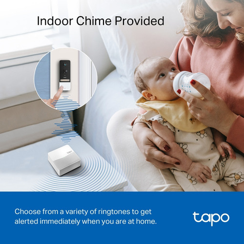 Timbre Inteligente Con Vídeo 2k 5mp Y Batería Tapo D230s1