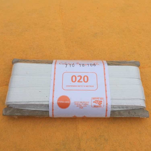 10 Metros Elástico Plano 16mm Mascaras Cubre Bocas Reforzado