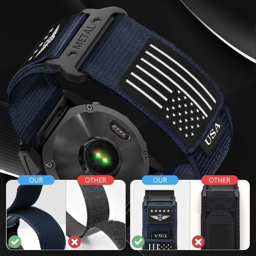 . Correa Para Garmin Tactix Delta/fenix 8/7/7x/6x/7s/6s