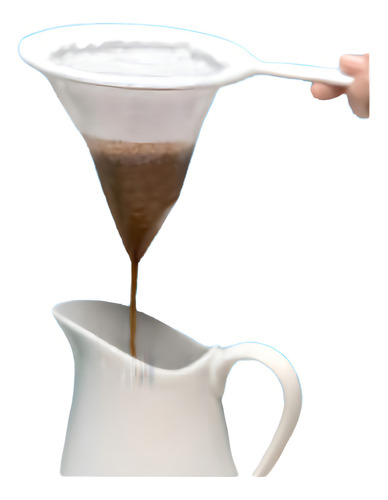 Colador De Tela Cafe Grano Molido Filtro Reutilizable