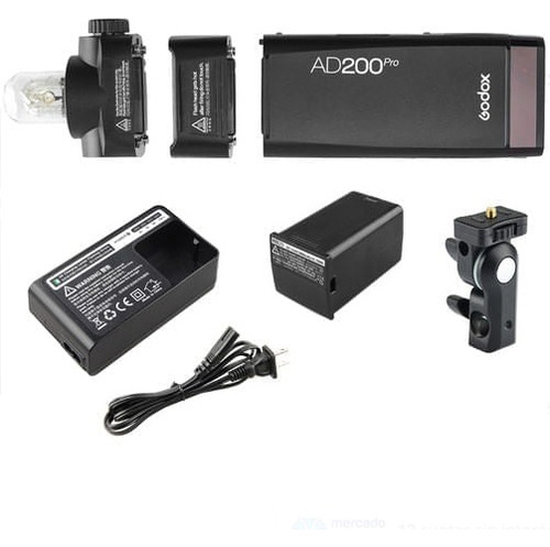 Flash Compacto Con Batería Godox Ad200pro