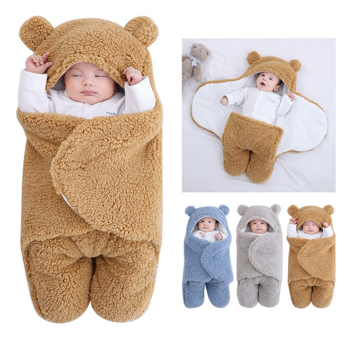 Manta De Felpa Para Bebé Recién Nacido, Cobija De Bebe Suave