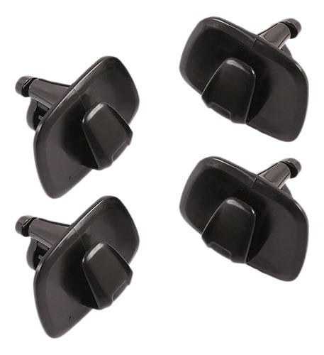 4 Ganchos Negros De Abs Para Techo Interior De Coche, Gancho