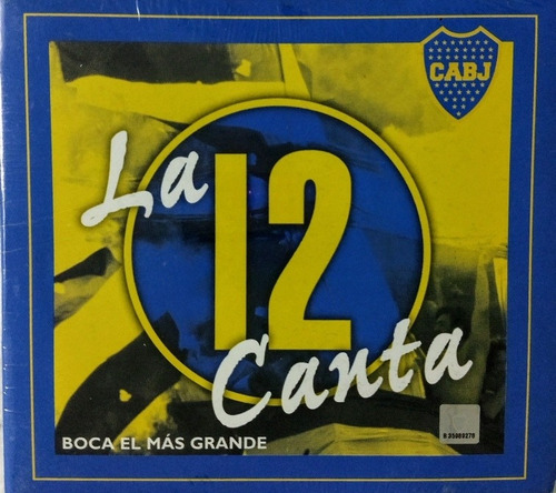 Boca Juniors  El Más Grande  Cd Nuevo La 12 Le Canta A Boca