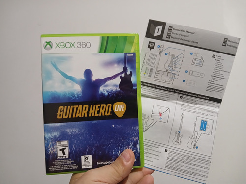 Jogo Xbox 360 Guitar Hero Live Original Semi Novo (Usado)