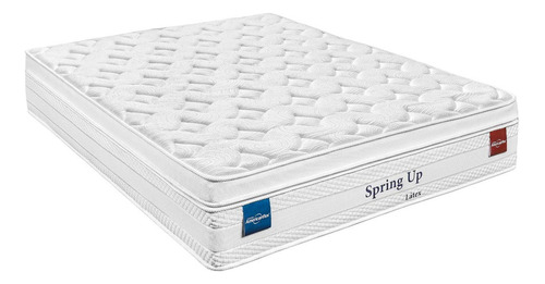 Colchão King Molas Ensacadas Americanflex Spring Up Látex 193x203x34cm Cor Branco