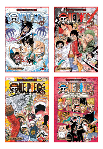 Combo One Piece 68 A 71 - Manga - Ivrea