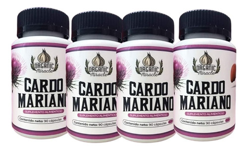 4pack Cardo Mariano  Organic Miracle  100% Orgánico!