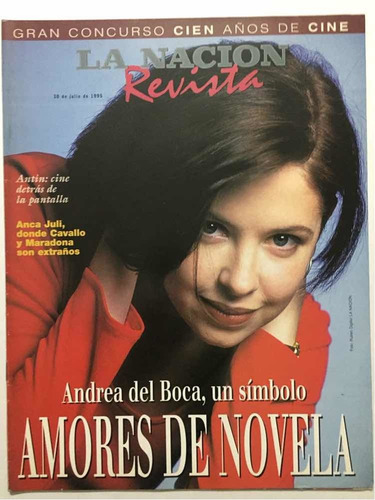 La Nación Revista # 1360 30/07/1995 Andrea Del Boca (Usado)
