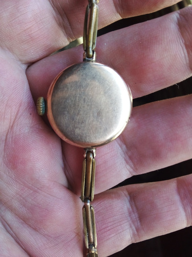 Antiguo Reloj Suizo Civitas Más De 90 Años De Antigüedad Dorado Dorado (Usado)