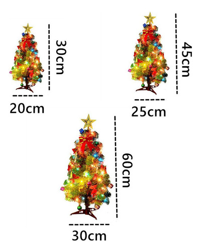 Cv Árbol De Navidad Pequeño For Luces, Decoraciones For