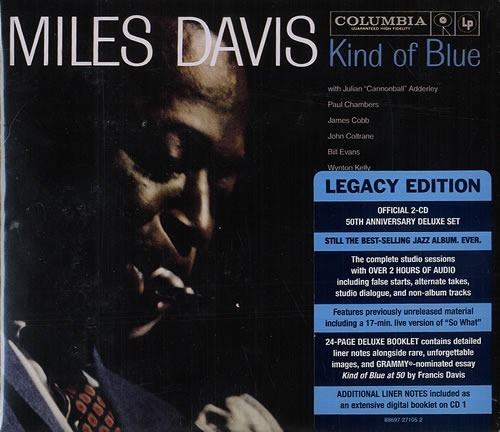 Miles Davis Kind Of Blue Legacy 2 Cd + Dvd Nuevo Origin