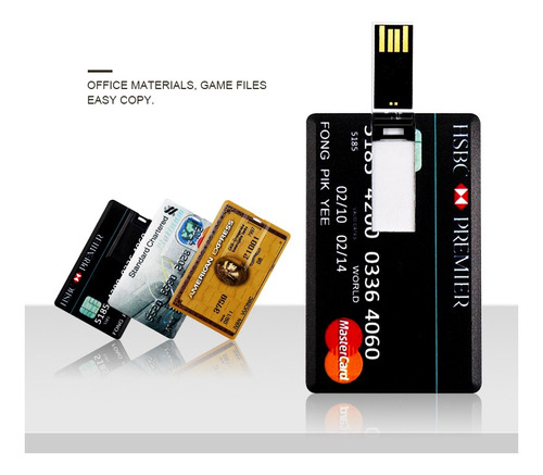 Respalda Tu Información Con Estilo,pendrive Credit Card