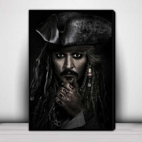 Cuadro Decorativo Piratas Del Caribe Jack Sparrow C623