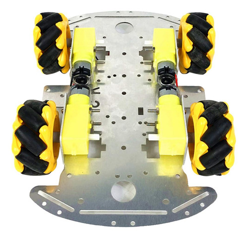 4wd Cuatro Ruedas Motrices De Metal Robot Inteligente Chasis