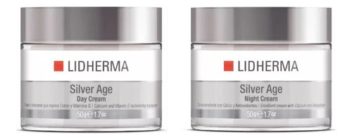 Kit Silver Age Day + Night Crema Dia Y Noche Vit D Lidherma