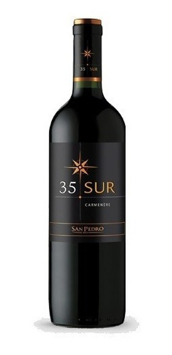 Vino 35 Sur Carmenere 6 Botellas