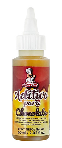 Aditivo Para Chocolate 60 Ml, Para Color En Gel, Ma Baker