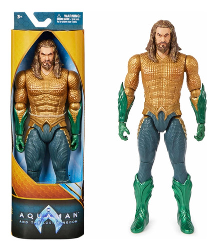 Muñeco Aquaman The Movie Dc 30 Cm Spin Master Original