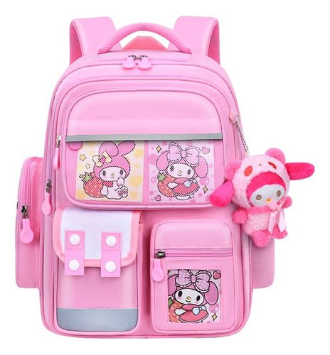 Mochila Escolar For Niñas De Sanrio Kuromi Primary School