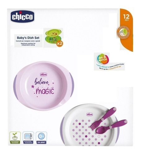 Set De Platos Chicco Babys Dish 12m+