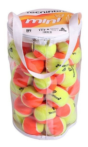 Imagem 1 de 2 de Bola De Tênis Tecnifibre-est. 2(laranja)/b. Tennis-pack C/36