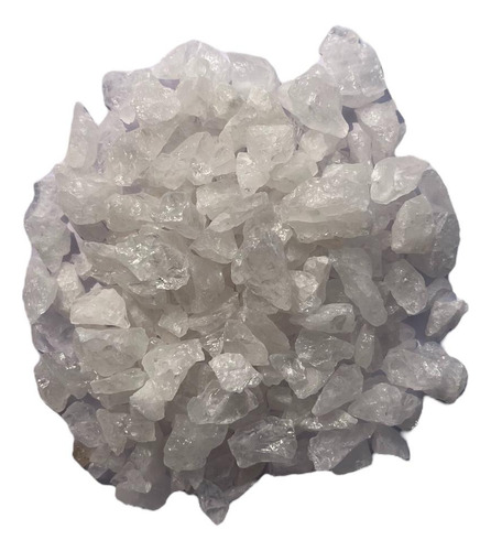 Substrato Aquários Cascalho De Quartzo Cristal Branco 10kg