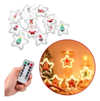 Comprar Cortina Luces Navidad Estrellas Figuras Led Guirnalda
