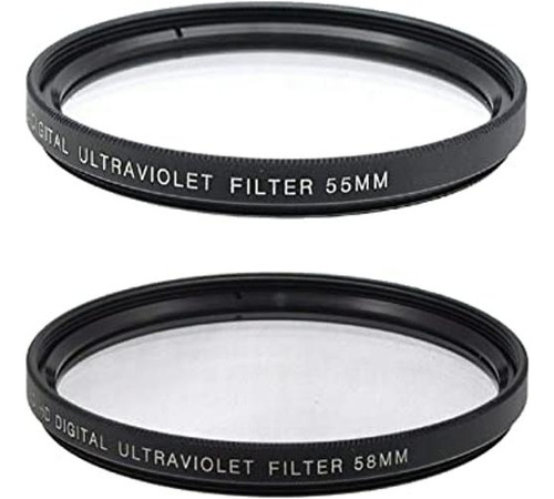 Filtro Uv De 2.165 In Y 2.283 In Para Nikon D3500 D5600