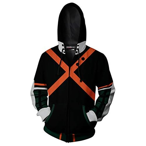 Sudadera Capucha De Bakugou Katsuki Cosplay, Chaqueta C...