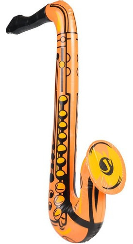 Saxofón Inflable Naranja 24  Accesorio Hallow