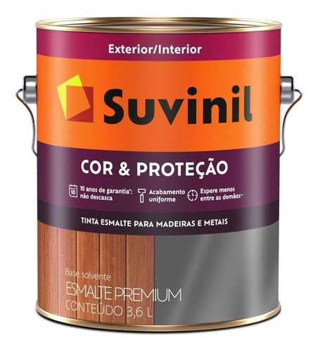Esmalte Sintetico 3,6l Suvinil Proteccion Premium 26 Colores
