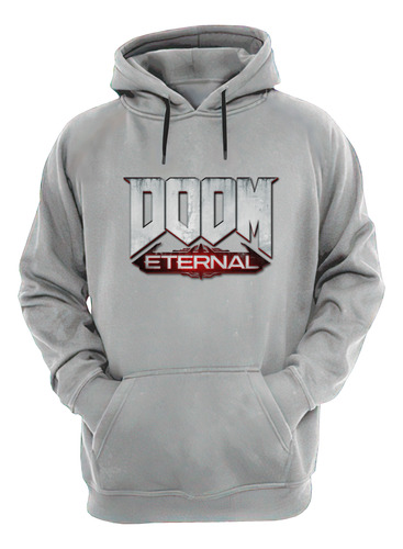 Doom Eternal Logo Buzo Canguro Friki Tu Eres #1