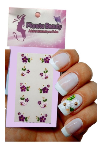 300 Adesivos Unha Pelicula Artesanal Top Nail Art Mão Brinde